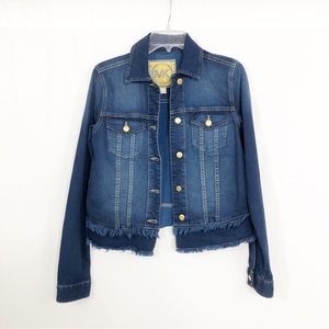 NEW Michael Kors Jean Denim Jacket, Size Small, Blue